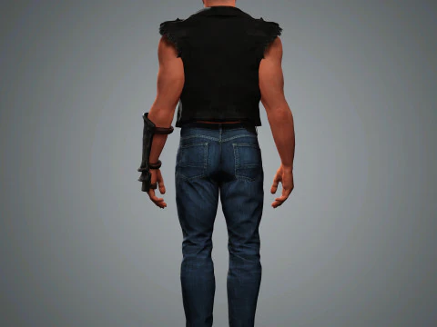 Dave Bautista Character 3D Model