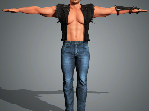 Dave Bautista Character 3D Модель