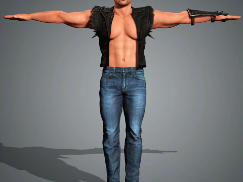 Dave Bautista Character 3D Model