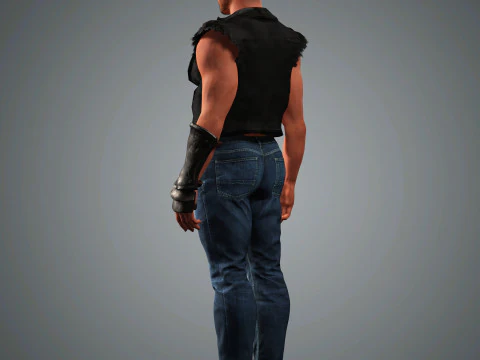 Dave Bautista Character 3D Model