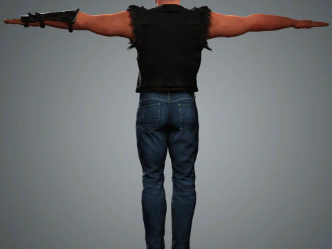 Dave Bautista Character 3D Model