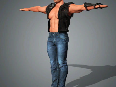 Dave Bautista Character 3D Model