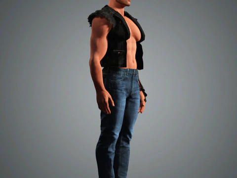 Dave Bautista Character 3D Model