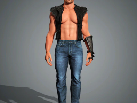 Dave Bautista Character 3D Model