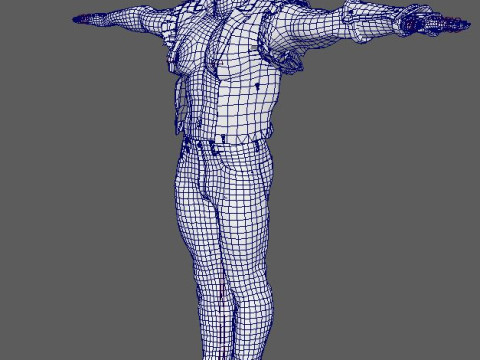 Dave Bautista Character 3D Модель