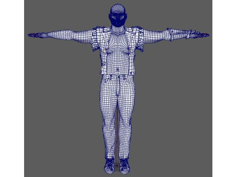 Dave Bautista Character 3D Model