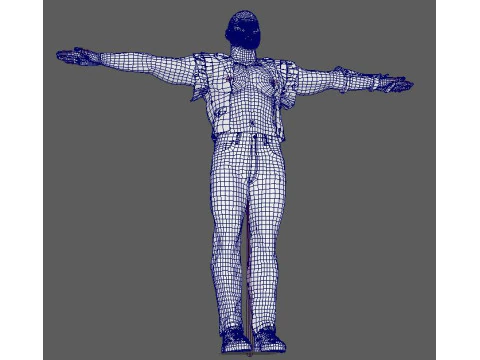 Dave Bautista Character 3D Model
