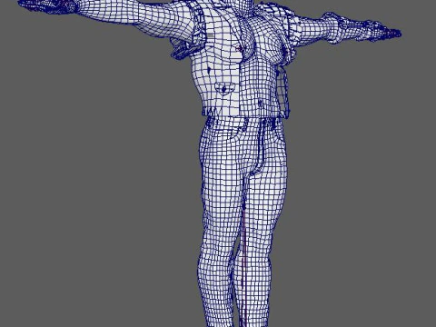 Dave Bautista Character 3D Model