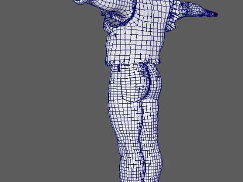 Dave Bautista Character 3D Model