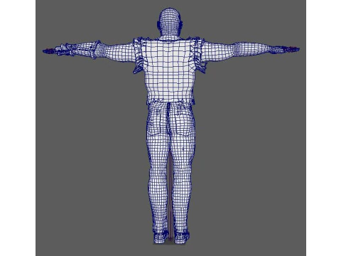 Dave Bautista Character 3D Model