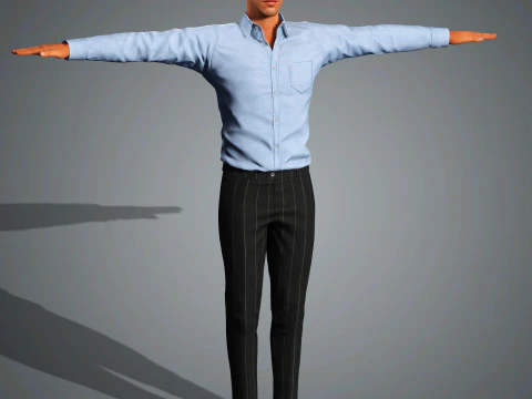 Jon Kortajarena Character 3D Model