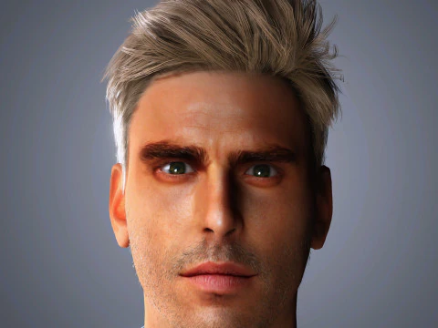Jon Kortajarena Karakteri 3D Model