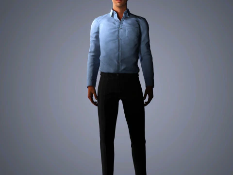 Jon Kortajarena Character 3D Model