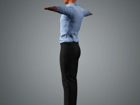 Jon Kortajarena Character 3D Model