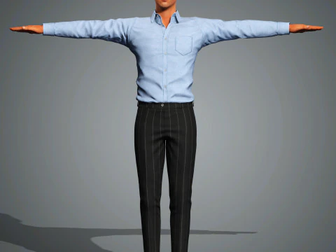 Jon Kortajarena Character 3D Model