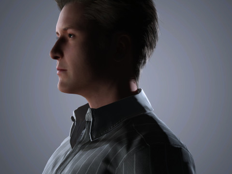 Taron Egerton Character 3D 모델