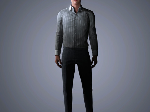 Taron Egerton Character 3D 모델