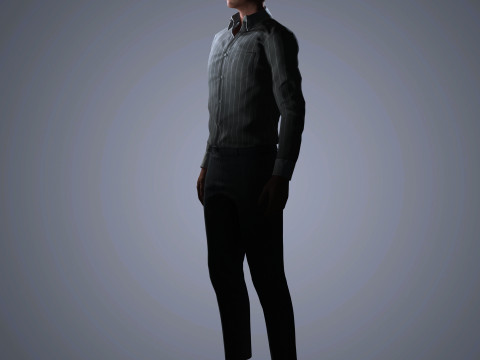 Taron Egerton Character 3D 모델