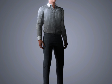 Taron Egerton Character 3D 모델