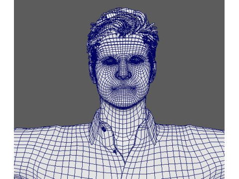 Taron Egerton Character 3D 모델