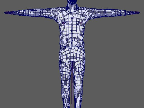 Taron Egerton Character 3D 모델