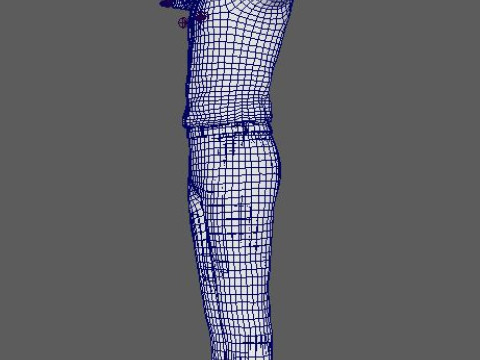 Taron Egerton Character 3D 모델