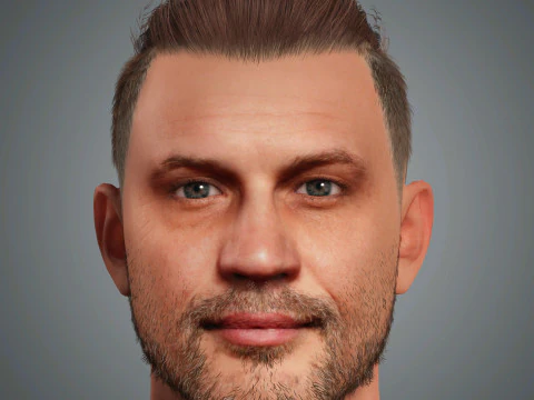 Personaggio di Tom Hardy Modello 3D