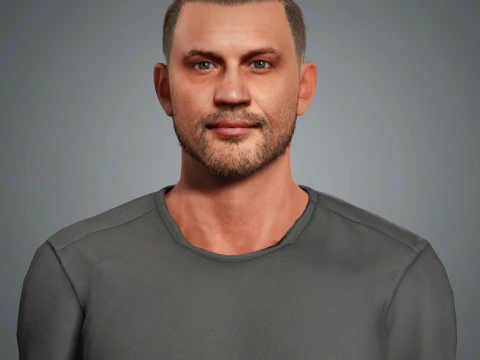 Tom Hardy Character 3D Model