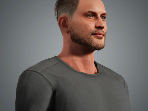 Tom Hardy Character 3D 모델
