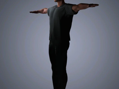 Tom Hardy Character 3D Model