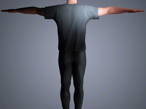 Tom Hardy Character 3D Model
