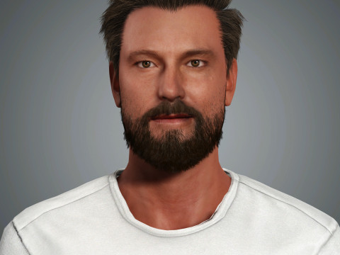 Ben Affleck Character Model 3D