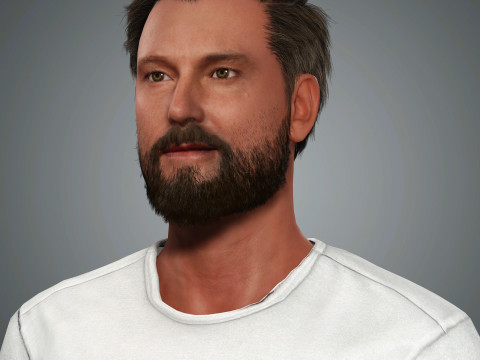 Ben Affleck Character Model 3D
