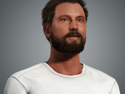 Ben Affleck Character Model 3D