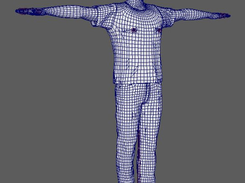 Ben Affleck Character Model 3D