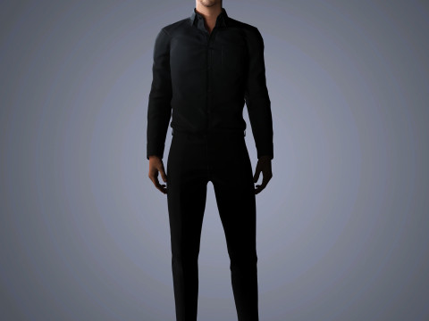 Riz Ahmed Character 3Dモデル