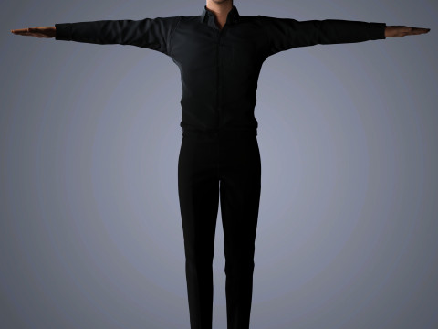 Riz Ahmed Character 3Dモデル