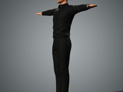 Riz Ahmed Character 3Dモデル