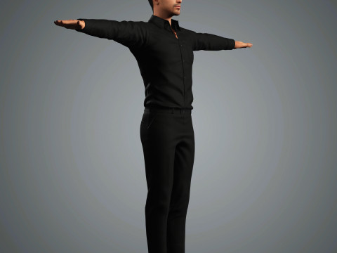 Riz Ahmed Character 3Dモデル