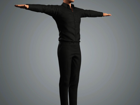 Riz Ahmed Character 3Dモデル
