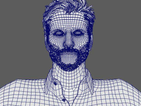 Riz Ahmed Character 3Dモデル