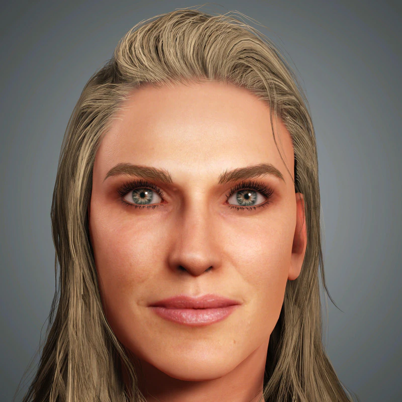 Molly Sims Character 3D Model .c4d .max .obj .3ds .fbx .stl .blend