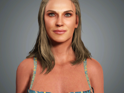 Molly Sims Character 3D Модель