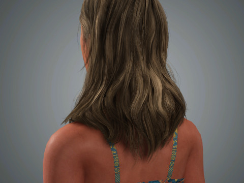Molly Sims Character 3D Модель