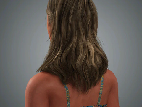 Molly Sims Character 3D Model