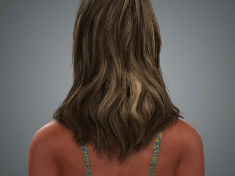 Molly Sims Character 3D Model