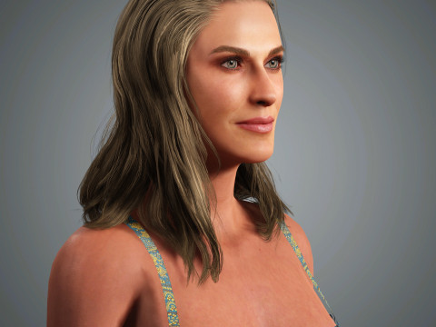 Molly Sims Character 3D Модель