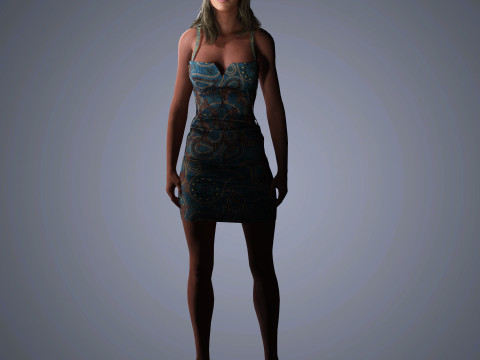 Molly Sims Character 3D Модель