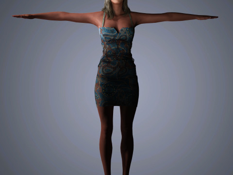 Molly Sims Character 3D Модель
