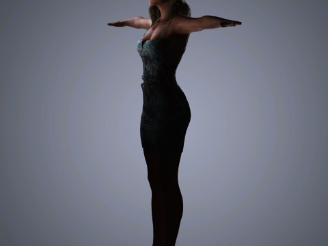 Molly Sims Character 3D Модель